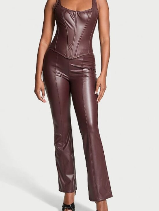 Victoria's Secret Pants - Victoria's Secret Faux Leather Pants (L)